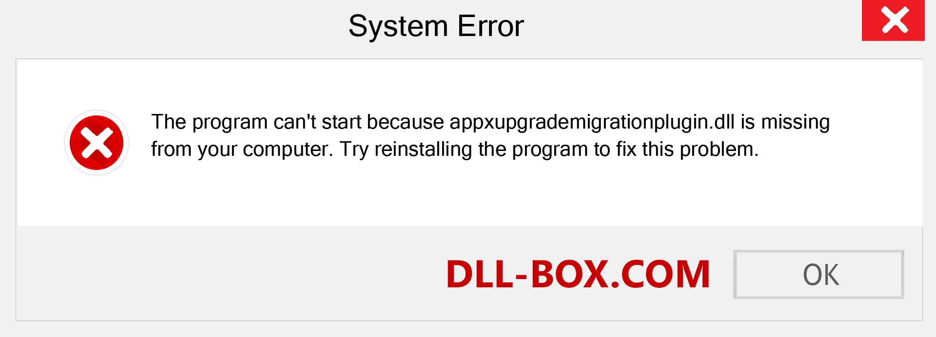  appxupgrademigrationplugin.dll file is missing?. Download for Windows 7, 8, 10 - Fix  appxupgrademigrationplugin dll Missing Error on Windows, photos, images